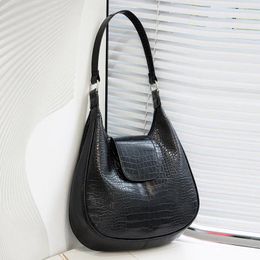 Evening Bags Alligator Print Women Handbags Large Capacity Big Soft PU Leather Ladies Shoulder Satchels Black Bolsas