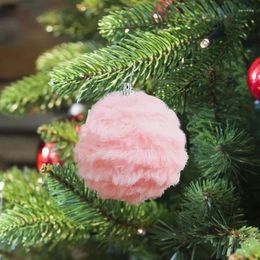 Party Decoration Christmas Plush Ball Ornaments Xmas Tree Decorations For Home Year Decor Delicate Baubles Balls Pendant Festive
