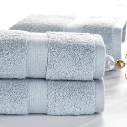 Towel 3-Piece Solid Colour Heavy Egyptian Cotton Set Bath For Adults Face GMS 600G Water-absorbent Toallas C-55