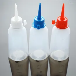 Liquid Soap Dispenser 100ml Plastic Clear Tip Applicator Bottle Squeeze With Cap For Crafts Art Glue Multi Purpose Refillable Empty