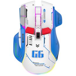 10-button wireless three-mode gaming e-sports mouse with 13 RGB lighting modes, 6 levels, 4000dpi