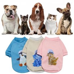 Dog Apparel Pet Clothes Animal Printed Two-legged Sweater Cute Dogs Coat Soft Pullover Puppy Costume For Chihuahua Fashion