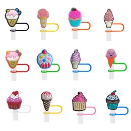 Other Home Garden Ice Cream Theme St Er For Cups Drinking 30 40 Oz Water Bottles Dust-Proof Caps 10Mm Cap Cup Drop Delivery Otgdk