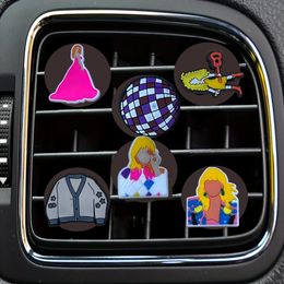 Interior Decorations New Life Cartoon Car Air Vent Clip Clips Freshener Outlet Per Conditioner Conditioning For Office Home Drop Deliv Ot5Cl