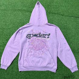 Mens Hoodies Sweatshirts Purple 2023ss Pullover Men Women Young Thug Web Star 555 NLNE