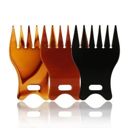 Wanmei Manufacturer's Direct Oil Supply Head Curved Comb with Various Fashionable Oil Head Designs, Salon Hair Salon Hair Stylin