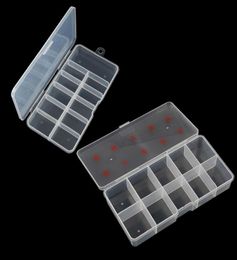 Nail Art Equipment 1 Pc Clear False Nails Empty Storage Case Fake Plastic Container Gems Stones Strass Display Tips Box Ta0738092723