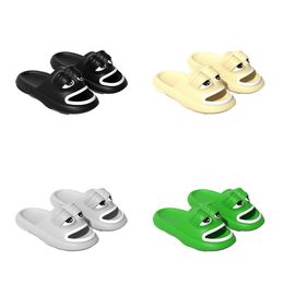 New Luxury Designer Ugly Cute Funny Frog Slippers men women sandals Wearing Summer black white Thick Sole and High EVA Anti Beach Shoes
