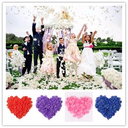 Decorative Flowers 1000pcs / Lot 4.5 4.5cm Silk Rose Petals For Wedding Decoration Party Flower Romantic Artificial 7z