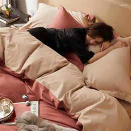 Bedding Sets Winter Warm Smooth Fashion Cotton Set Luxury Girls Bedroom Sleeping Modern Design Juego De Cama Home Decor Ec50ct