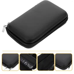 Storage Bags Dsl Cable Organiser Hard Drive Case 16x9cm Travel Cord Red Carrying Bag