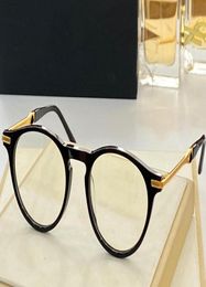 Optical Eyeglasses For Men and Women Retro THE REFINED Style Antiblue light lens Oval plate Full Frame with6256153