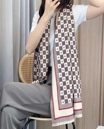 New Designer Ladies Scarves Long Wraps Women Autumn And Winter Soft Warm Shawl Imitation Pashmina with tag3338273