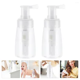 Storage Bottles Doitool Plastic Travel Hair Dryer 2Pcs Clear Powder Empty Body Container Cosmetics Refillable