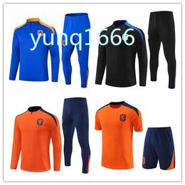 23 24 MEMPHIS tracksuit survetement long half zip tuta football Training sets 2024 DE JONG XAVI GAKPO man football tracksuits set sportswear