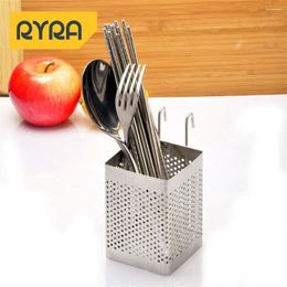 Kitchen Storage Cutlery Dryer Stainless Steel Non Rusting Space Saving And Durability Drainage Rack Fading Magnetic Design