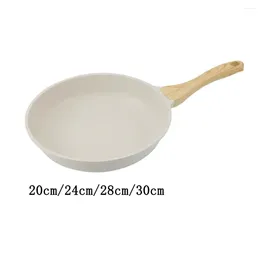 Pans Nonstick Frying Pan-with Handle White Granite Coating Stone Cookware Omelette Pan Skillet Frypan For Kitchen