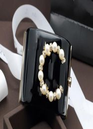 C Letter Fashion Luxurious Pearls Cuff Bangle Bracelets For Women Girls Pearl Bangles3000118