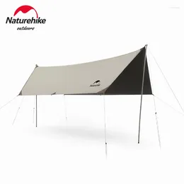 Tents And Shelters Naturehike Hexagon Canopy 8-10 Person Sunscreen UPF 50 Vinyl Outdoor Large Camping Awning Waterproof Ultralight Travel