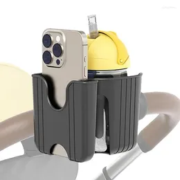 Stroller Parts Phone Holder 2 In 1 Bike Cup Removable Bottle 360 Degrees Rotation Adjustable Drink