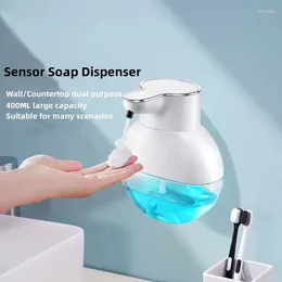 Liquid Soap Dispenser Automatic Sensing Smart Foam 400ML Hand Washer Washing Wall Mounted Infrared Sensor Kitchen Cleaning Pump Machine