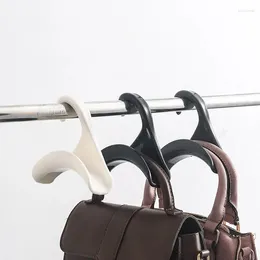 Hooks 10pcs Widen Plastics Hanger Connection Hook Stackable Space Saving Storage Multifunctional Bag And Hat Hanging Rack