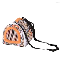 Cat Carriers Portable Small Animals Hedgehog Hamster Carrier Bag Outdoor Travel Guinea Pig Rat Chinchillas Pouch For Animal
