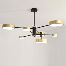 Nordic LED Ceiling Chandelier for Living Dining Room Bedroom Modern Pendant Lamp Home Decor Indoor Lighting Fixture Lustre