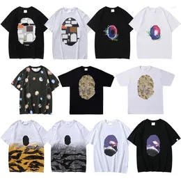 Men's T Shirts Men Tees Shirt Summer Designer White T-shirt Casual Loose T-shirts Hip Hop Streetwear Clothing