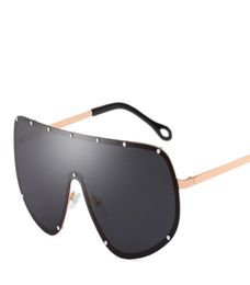 Polarised oversize sunglasses womens rimless integrated lens sunglasses brand designer fashion men driving goggle glasses uv4003299193