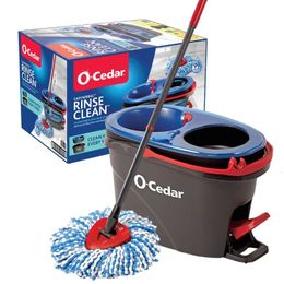 OCedar EasyWring RinseClean Spin Mop and Bucket System HandsFree 240510