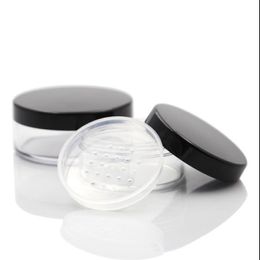 24 x 30g 50g Empty Powder Containers With Sifter For Cosmetic Powder, Sifter Plastic Jar Loose Powder Tin Box Pot Wholesale Mjbwv Rjduc