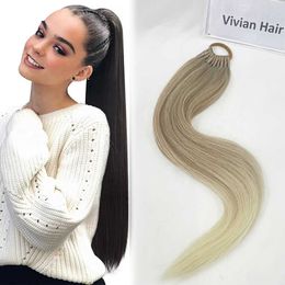 2024 new high-quality future ponytail wig rubber band hair accessory 60cm
