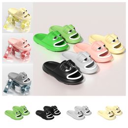 2024 Top Designer Ugly Cute Funny Frog Slippers men women sandals Wearing Summer grey black Thick Sole and High EVA Anti Beach Shoes