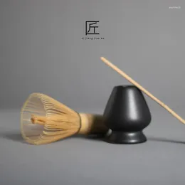 Teaware Sets Japanese Matcha Tea Set Bowl Bamboo Whisk Holder Tray