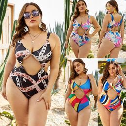 Women's Swimwear YY46 Summer Clothing Swimsuit For Women Design Bikini Set Plus Size Fat Beach Wear Sexy 2XL 3XL 4XL 5XL Female Bathing Suit