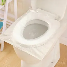 Toilet Seat Covers Cushion Sanitation Plastic Small Bathroom Accessory Paper Pads Disposable Biodegradable Portable Mat