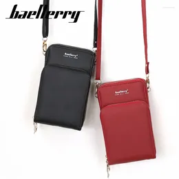 Bag For Women 2024 Fashion Ladies Crossbody Leather Zipper 3 Pockets Womens Shoulder Phone Wallet Purse And Handbag