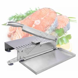 Manual Stainless Steel Food Cutter Slicing Machine Home Kitchen Frozen Meat Slicer Meat Delivery Nonslip Handle