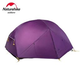 Tents and Shelters Naturehike Mongar 2 backpack tent Ultralight waterproof 20D nylon 3 season person hiking outdoor camping tentQ240511
