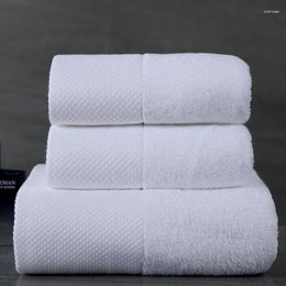Towel El White Set Three-piece Of Starred Motel Guest House For Travel Vacation Holidays Shower Beach Towels