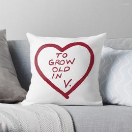 Pillow To Grow Old Throw Pillowcases Covers Sofa Cover Christmas