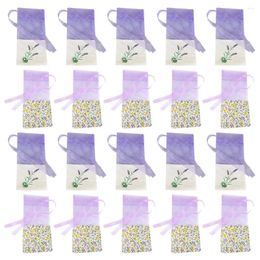 Gift Wrap Clear Bags Sachet Empty Organza Cotton Cloth Flower Lavender Fragrance Bag For Seeds Dry Flowers Storage Air