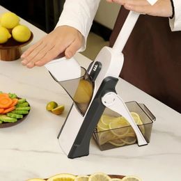 Vegetable Cutter Safe Kitchen Slicer Salad Chopper Potato French Fries Cooking Cheese Graters Gadget Tools 240429