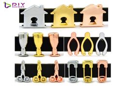 New 8MM Slide Charms 10 pieces lot Fit DIY Wristband Belt Bracelet LSSC3233457013781