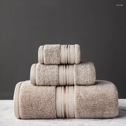Towel Adult Bath Egyptian Cotton Strips Used For Beach Baths El Quality Soft Towels Fluff And High Absorben 3Piece Sets