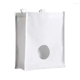 Storage Bags Wall Hangings Organiser Bag Kitchen Garbage With Hook And Round Extraction Port Closet For