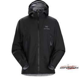 Designer Sport Jacket Windproof Jackets Beta Jacket Men's Mountain Windproof Comfortable and Durable Hooded Sprint Jacket Black m 6V4E