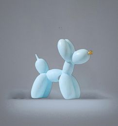 Decorative Figurines Balloon Dog Figurines for Interior Home Decor Nordic Modern Resin Animal Statue Sculpture Living Room Decorat4210869