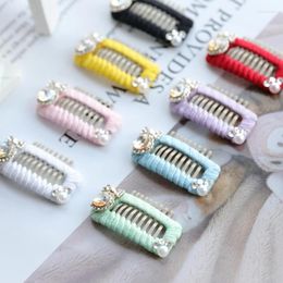 Dog Apparel 20PCS Pet Hair Clips Pure Colour Pearl Comb Drill Clamp Yorkshire Could Be Hairpin Manual